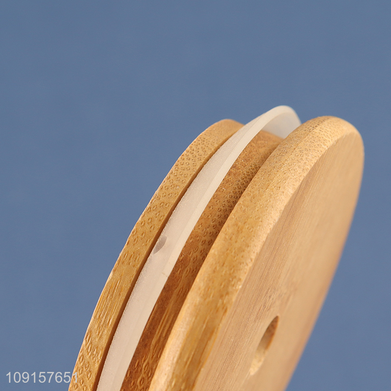 Yiwu market glass 480ml heat-resistant coffee cup juice cup with lid&straw