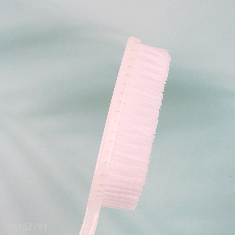 China Imports Plastic Handle Bath Brush Body Scrubber for Shower