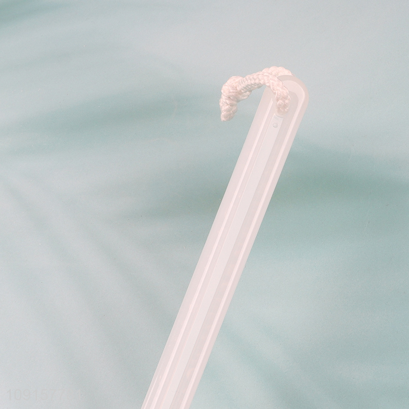 China Imports Plastic Handle Bath Brush Body Scrubber for Shower