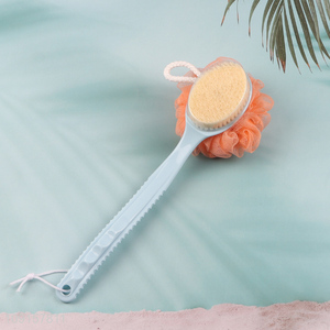 Hot Selling Double Sided Shower Body Brush Loofah Back Scrubber