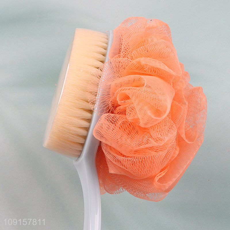 Hot Selling Double Sided Shower Body Brush Loofah Back Scrubber
