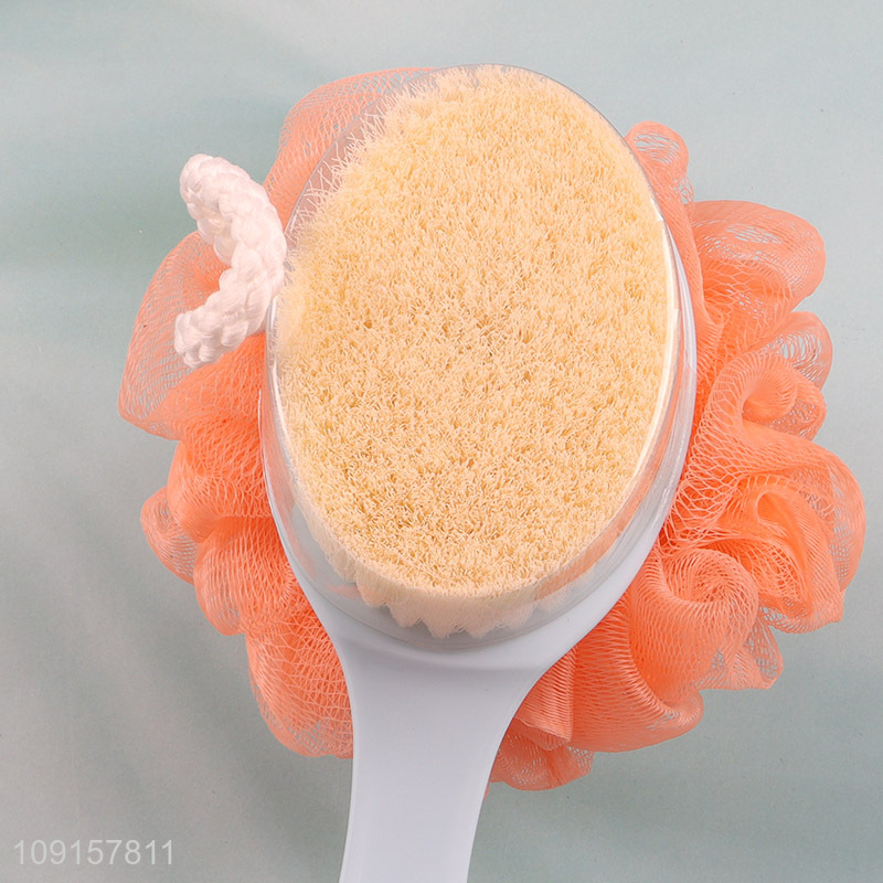 Hot Selling Double Sided Shower Body Brush Loofah Back Scrubber