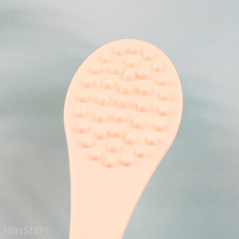 Good Quality Plastic Handle Double Sided Bath Brush Body Scrubber