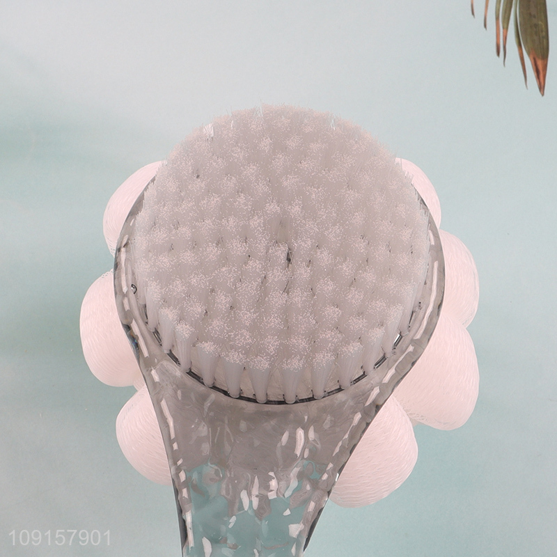 Factory Supply Double Sided Shower Brush Back Scrubber Bath Brush