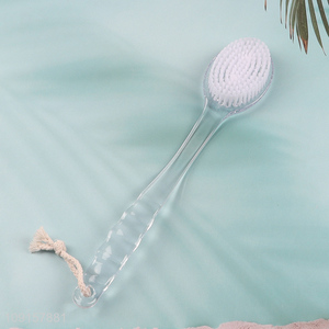 China Imports Bath Brush Back Scrubber with Plastic Long Handle