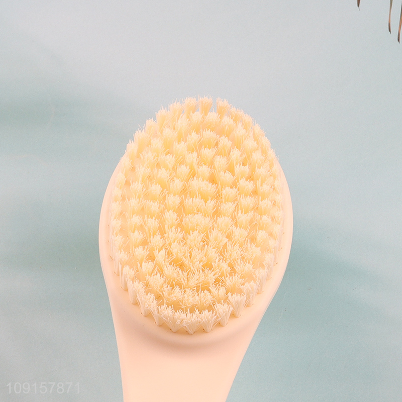 Good Quality Plastic Handle Double Sided Bath Brush Body Scrubber