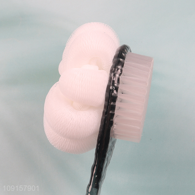 Factory Supply Double Sided Shower Brush Back Scrubber Bath Brush