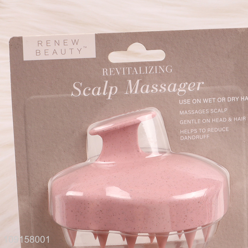 Wholesale Scalp Massager Shampoo Brush Dandruff Cleaning Brush with Soft Bristles