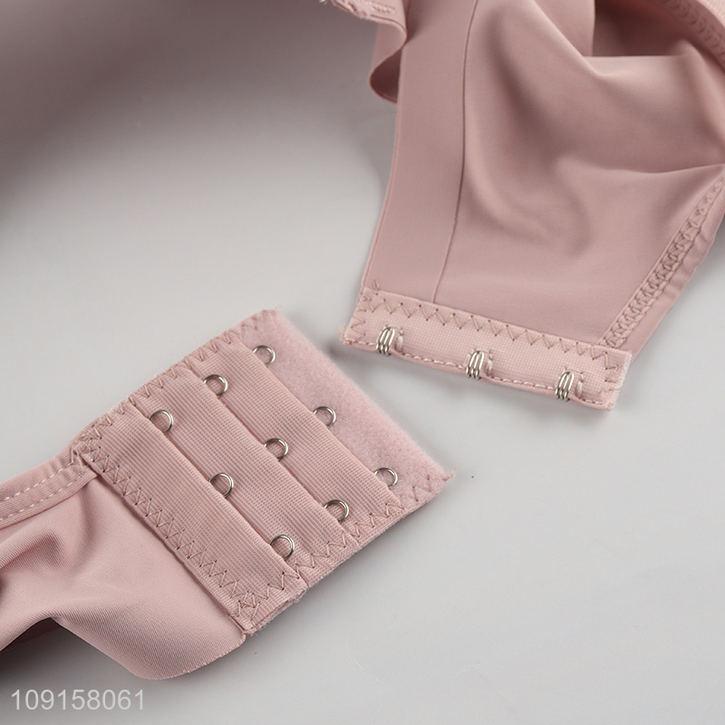 Low price pink ladies polyester nursing bra lactancia bra for sale