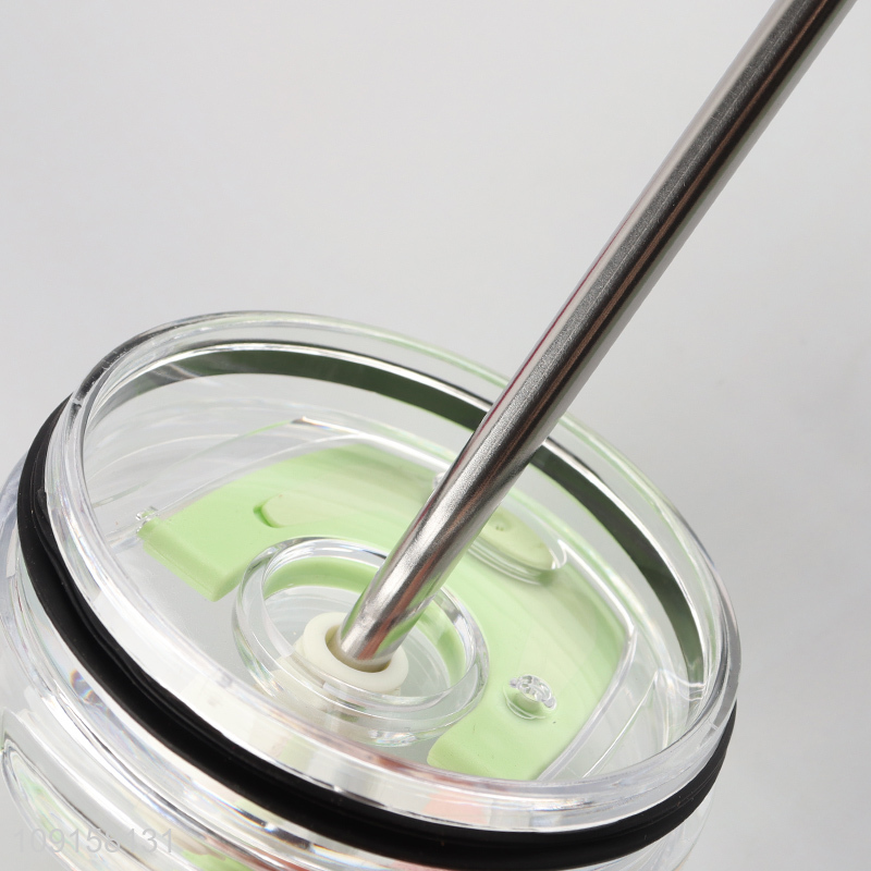 Good quality portable travel car mug insulated vacuum cup with handle