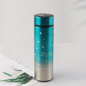 China products stainless steel led display temperature insulated vacuum cup