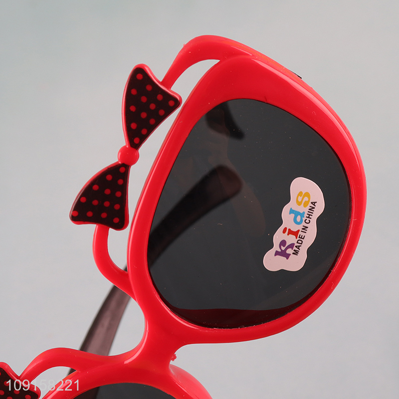 Factory price outdoor children summer plastic sunglasses for sale