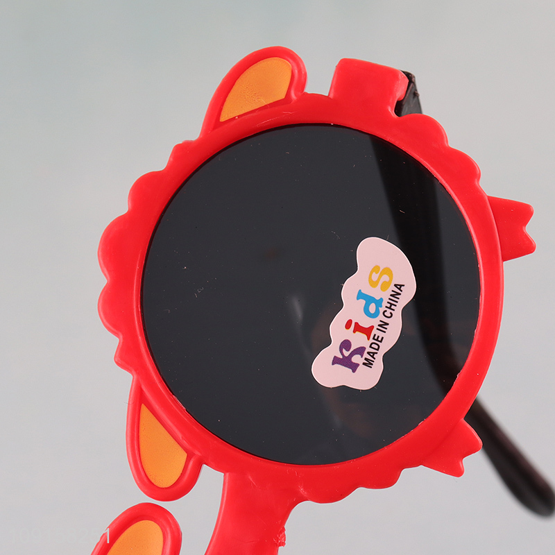 Hot products cartoon kids outdoor plastic sunglasses cute sunglasses