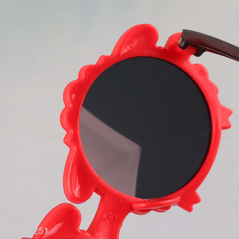 Hot products cartoon kids outdoor plastic sunglasses cute sunglasses