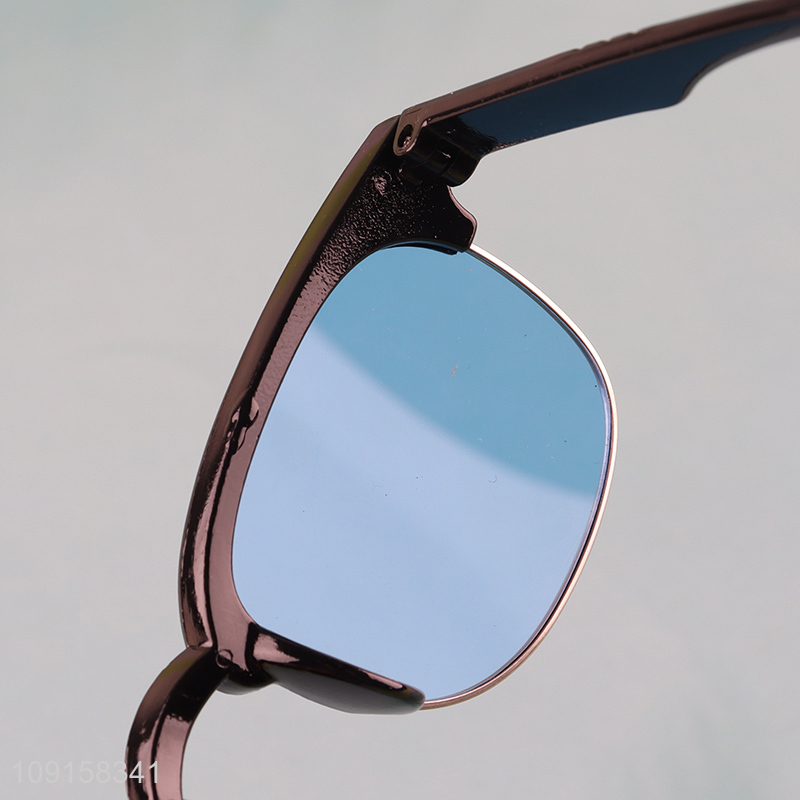 Factory wholesale fashion kids eye protection plastic sunglasses