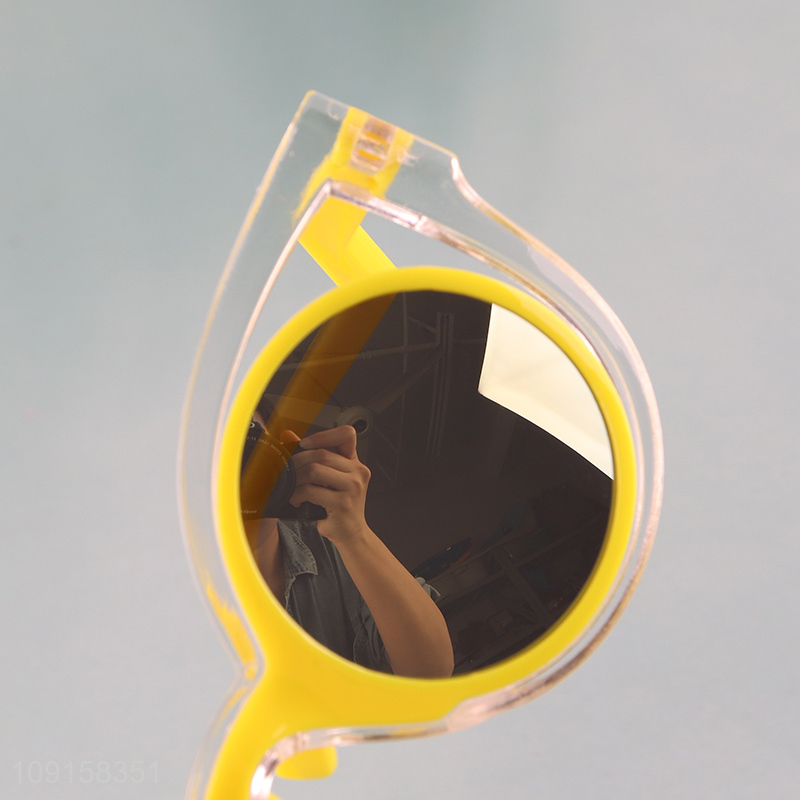 Best quality fashion kids outdoor summer plastic sunglasses