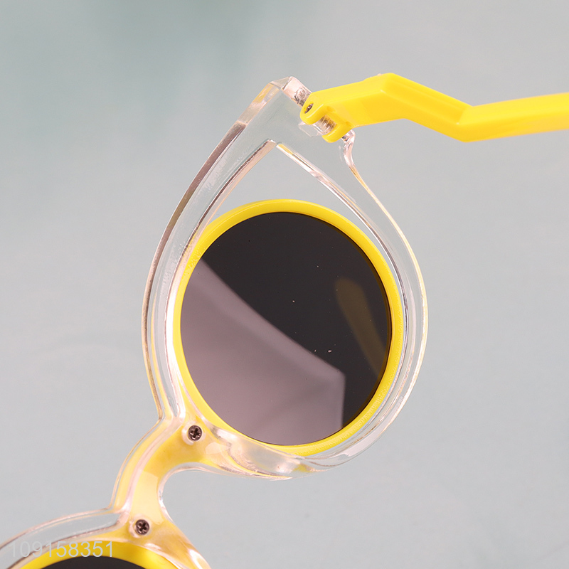 Best quality fashion kids outdoor summer plastic sunglasses