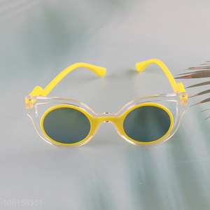 Best quality fashion kids outdoor summer plastic sunglasses