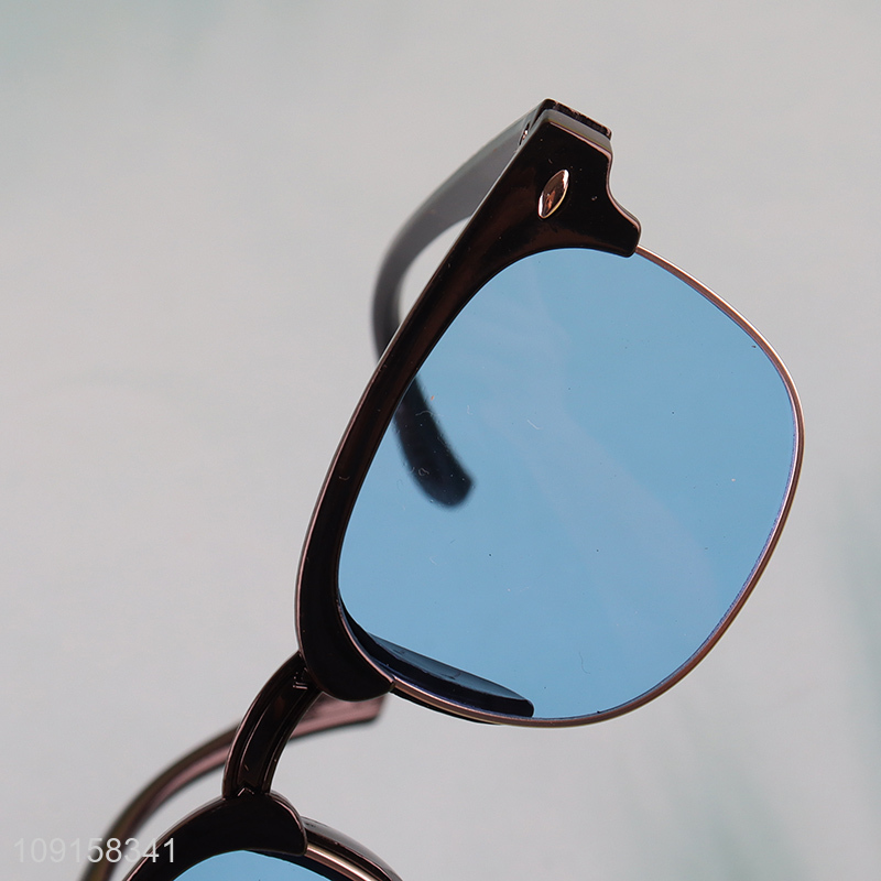 Factory wholesale fashion kids eye protection plastic sunglasses