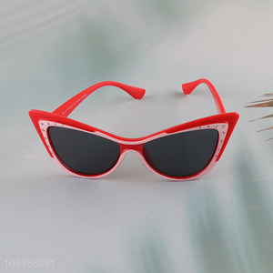 Factory direct sale fashion plastic children sunglasses for outdoor