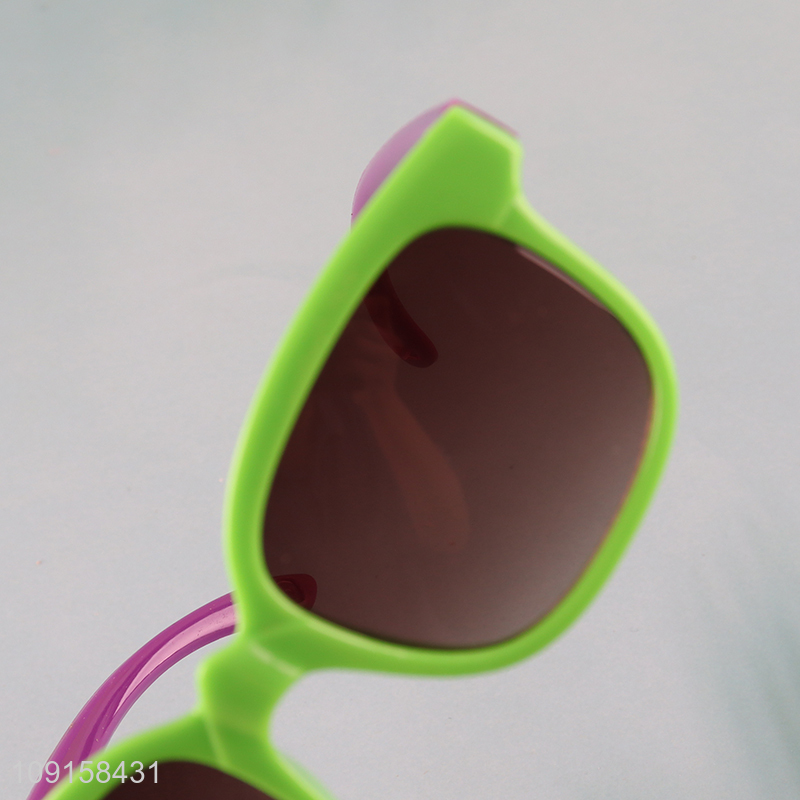 Factory price plastic fashion children sunglasses summer glasses
