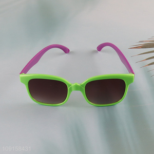 Factory price plastic fashion children sunglasses summer glasses