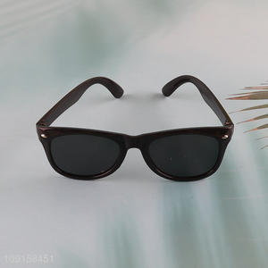 Hot sale black fashion kids outdoor summer sunglasses for eye protection