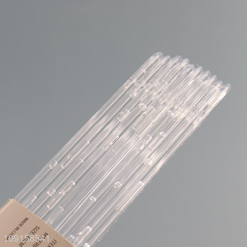 China products 10pcs household plastic clothes hanger for sale