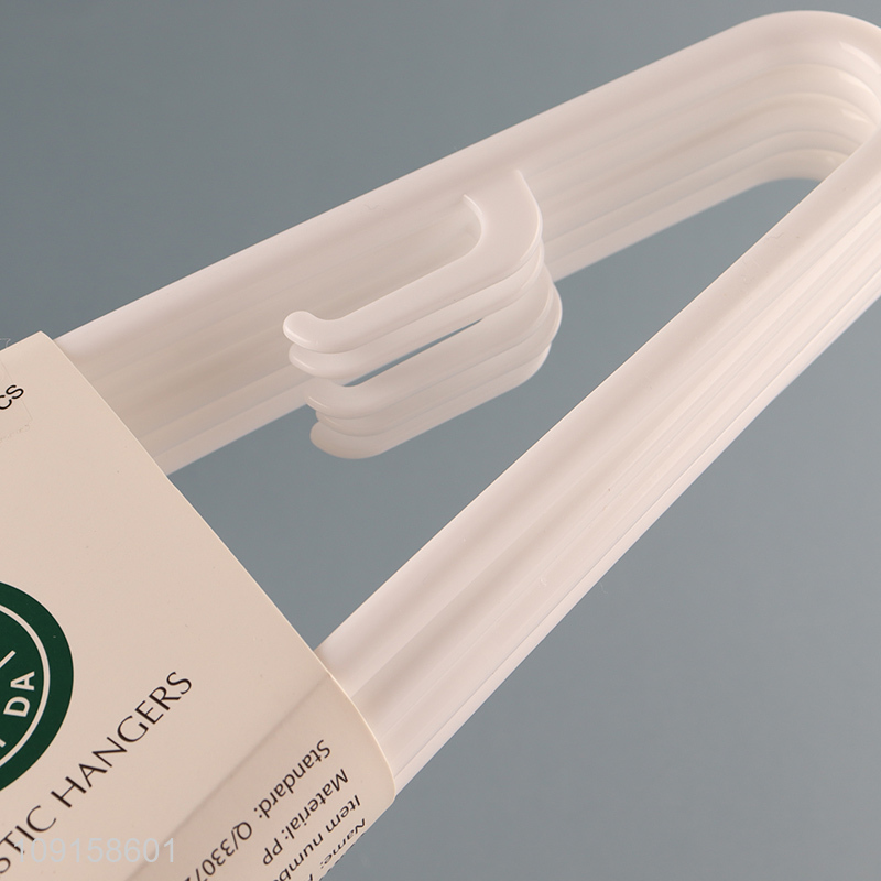 Top products 5pcs clothes hanger coat hanger plastic hanger