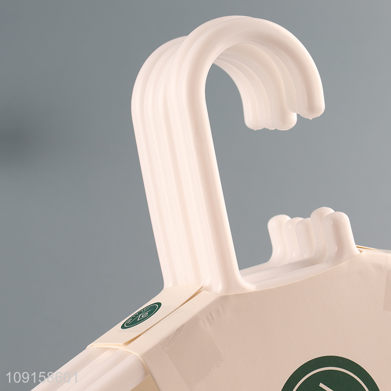 Top products 5pcs clothes hanger coat hanger plastic hanger