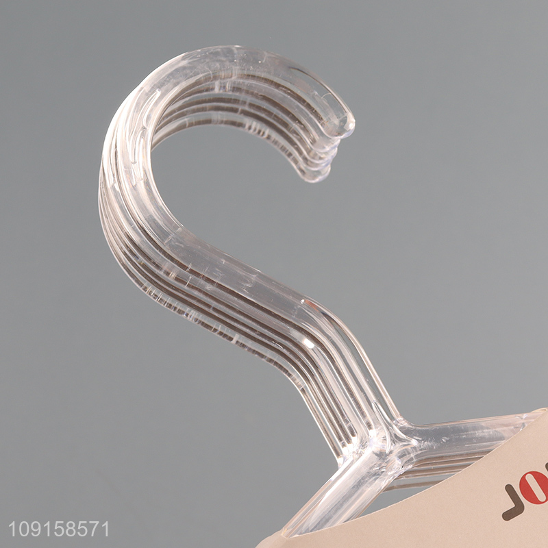 Yiwu market non-slip 5pcs clothes hanger coat hanger for household