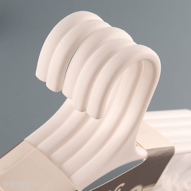 Best selling 5pcs household anti-slip clothes hanger coat hanger