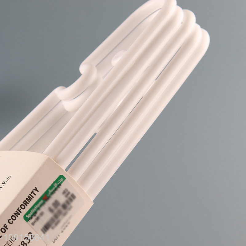 Factory price plastic 5pcs clothes hanger coat hanger for household