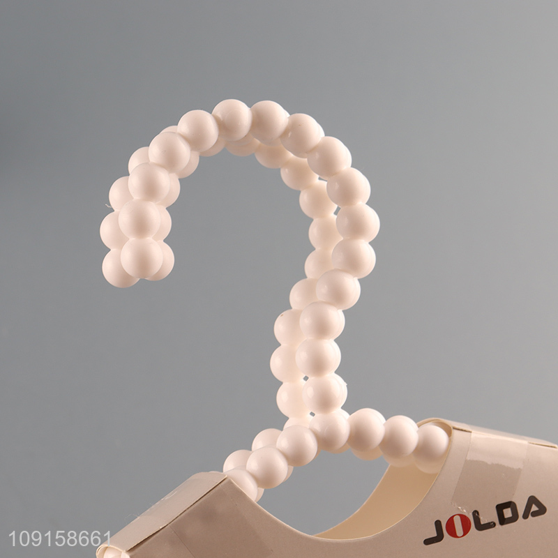 China supplier anti-slip 5pcs plastic clothes hanger coat hanger