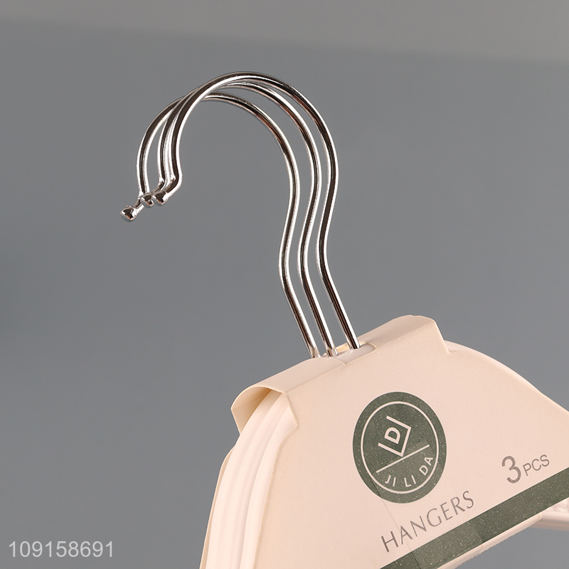 New product 3pcs household clothes hanger coat hanger for sale