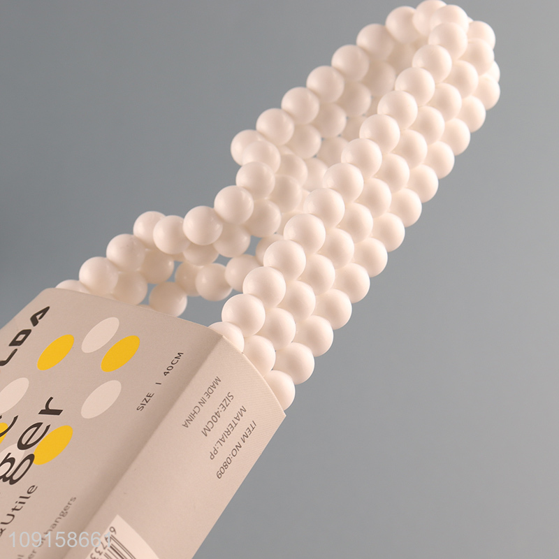 China supplier anti-slip 5pcs plastic clothes hanger coat hanger