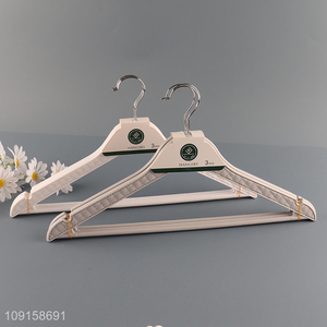 New product 3pcs household clothes hanger coat hanger for sale