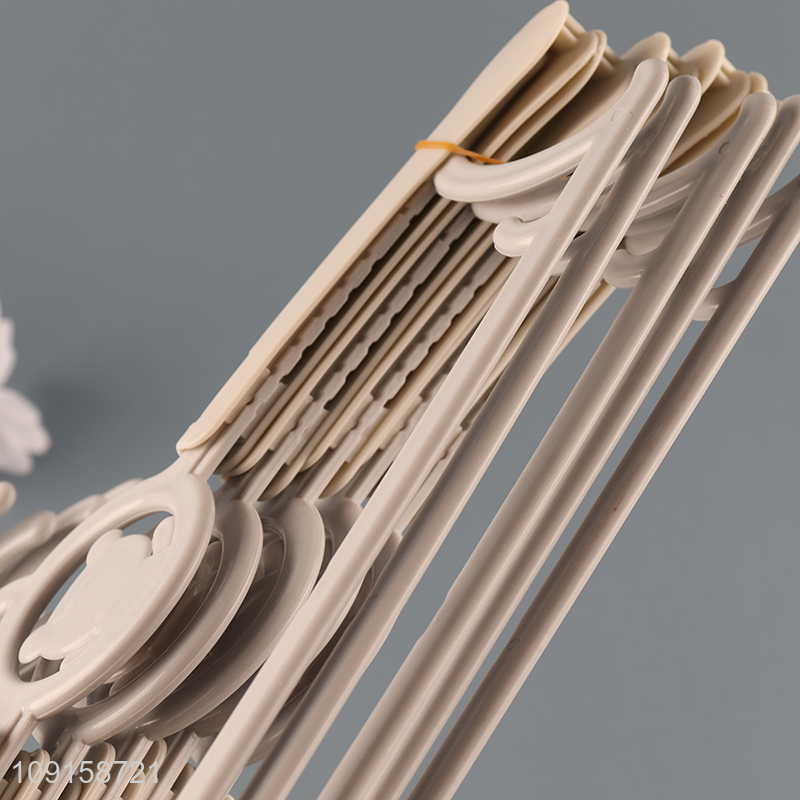 Good quality adjustable children anti-slip clothes hanger coat hanger