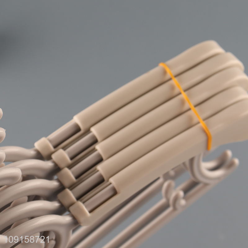 Good quality adjustable children anti-slip clothes hanger coat hanger