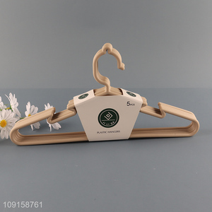 Top sale 5pcs household anti-slip clothes hanger coat hanger set