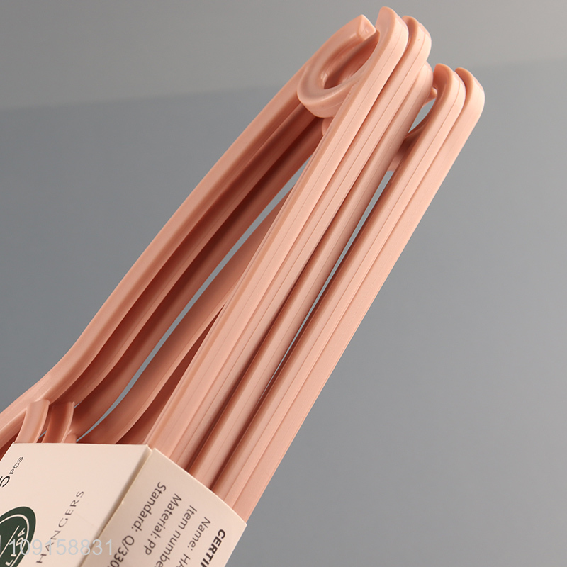 Factory direct sale plastic clothes hanger coat hanger set wholesale