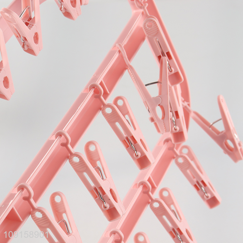 Top quality plastic socks hanging rack drying rack for household