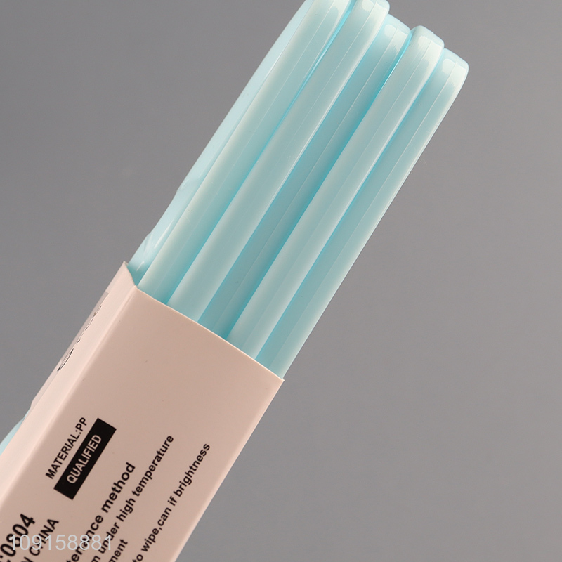 Top sale 5pcs plastic anti-slip children clothes hanger coat hanger