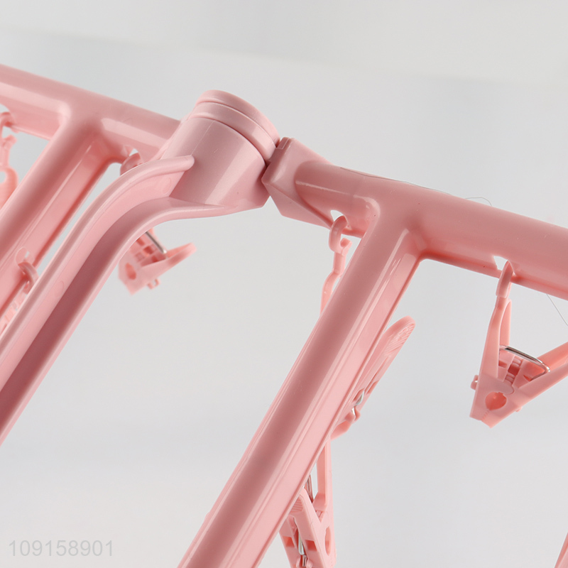 Top quality plastic socks hanging rack drying rack for household