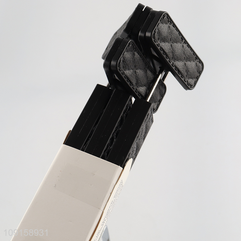 Top sale 3pcs household leather pattern pants rack wholesale