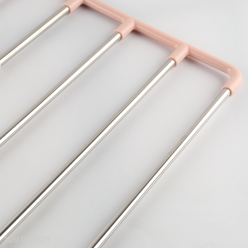 China products stainless steel space saving pants hanger for household