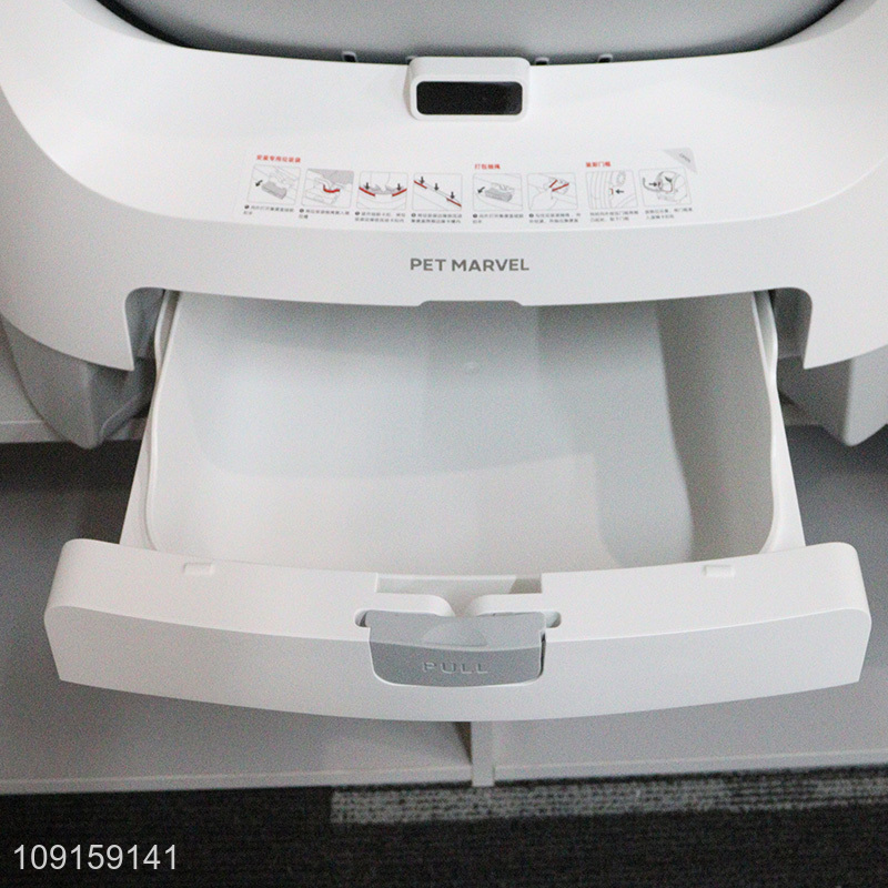 High Quality Open Top Self-Cleaning Cat Litter Box Automatic Cat Litter Box