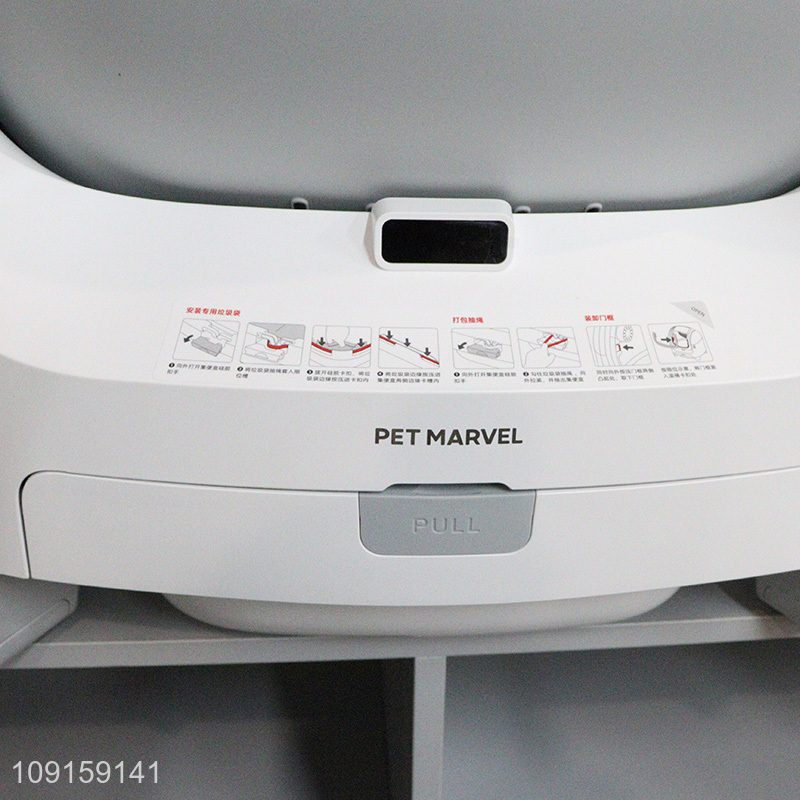 High Quality Open Top Self-Cleaning Cat Litter Box Automatic Cat Litter Box