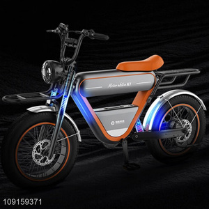 New Product Vintage Electric Bike 7-Speed Electric Bicycle for Adults