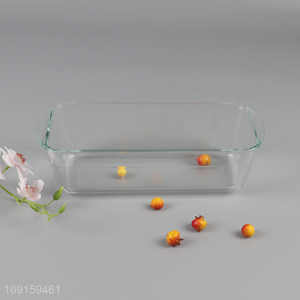 New Product 1.5L High Borosilicate Glass Baking Tray Glass Baking Dish